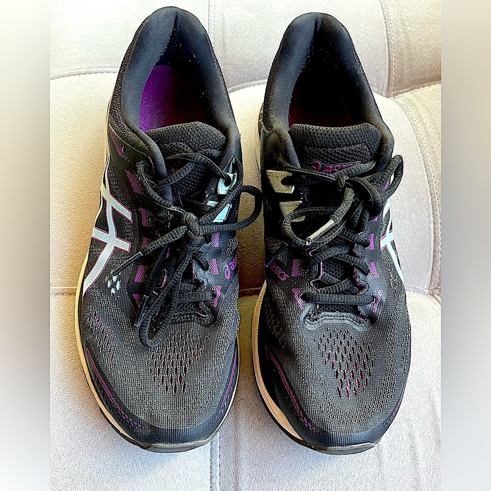 ASICS GT-2000 7 Black Running Shoes – Size 10 | FlyteFoam & Dynamic Duomax Suppo